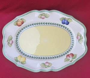 Villeroy & Boch French Garden Fleurence 14" Large Oval Serving Platter - Picture 1 of 7