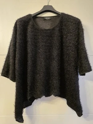 Vincenzo Allocca - Überwurf - Pullover - kurz&kastig - schwarz - EG - Glitzer - Bild 1 von 3