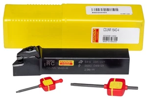 Sandvik CDJNR 164D-4 Stahl CoroTurn RC starre Klemme Werkzeughalter 1" Schaftbreite - Bild 1 von 7