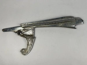 Chiusura ornamento cappuccio Pontiac 1939 rara testa di indiano nativi americani vintage - Foto 1 di 11