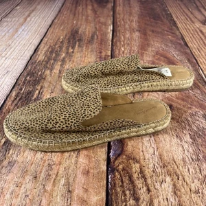 NUEVO CON ETIQUETAS Universal Thread Zapatos Mujer Clara Mule Alpargatas Marrón Leopardo Comodidad - Imagen 1 de 7