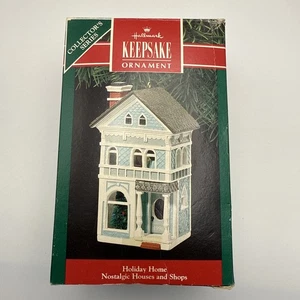 1990 Vintage Hallmark Nostalgic Houses & Shops #7 in Serie Ferienhaus - Bild 1 von 22