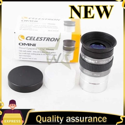 Omni Plossl Eyepiece 15mm Lens for Astronomical Telescope Celestron 1.25"/31.7mm - Image 1 of 4
