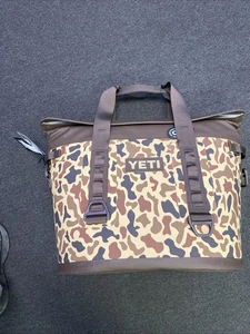 YETI HOPPER M30 Tote Soft Cooler WETLANDS CAMO Brown RARE SOLD OUT! NWT - Picture 1 of 3