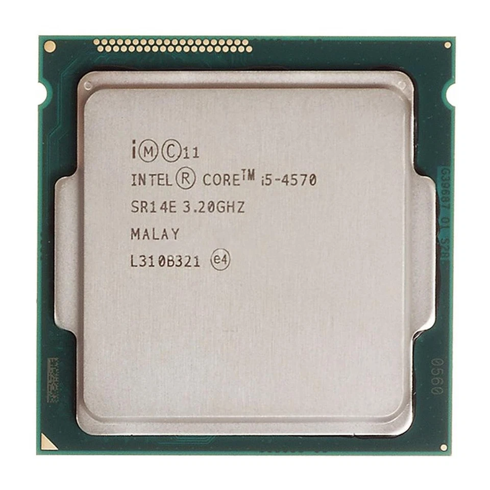 CPU Processor Desktop Intel Core I5 4570 LGA 1150 Quadcore 3,2 GHZ Bulk - Image 1 of 2