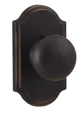 Juego de maniquí de perilla Wexford de bronce fundido Weslock 07105F1-0020, bronce frotado con aceite Foto 1 de 4