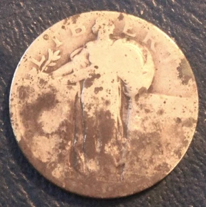 1930 Standing Liberty Quarter  90% Silver #8972 - Picture 1 of 2