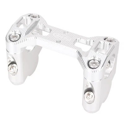 For BMW R1200GS 2013 2014 Silver Motorcycle Handle Bar Riser Clamp Mount Foto 1 de 4