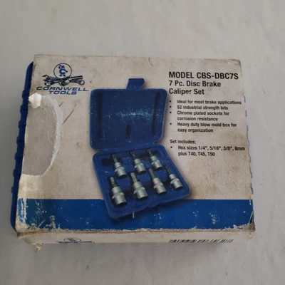CORNWELL TOOLS CBSDBC7S - 7 Piece Disc Brake Caliper Set NEW OTHER - Image 1 of 4