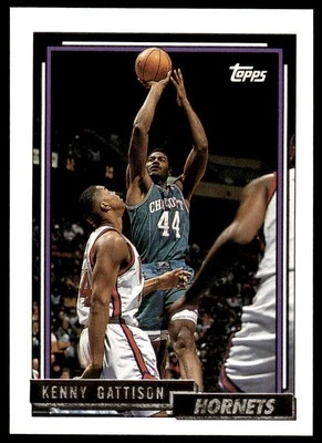 1992 Topps Gold #21   Kenny Gattison   Charlotte Hornets - Image 1 of 2