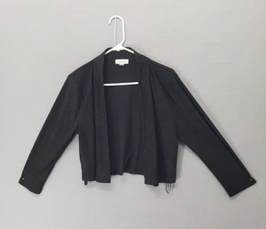 Cárdigan Calvin Klein Mujer XL Frente Abierto Brillante Elastizado Blazer Chaqueta Elegante - Imagen 1 de 17
