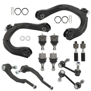 For GMC Envoy 2004 2005 2006 2007 12 Pieces Front Control Arm Tie Rod Ball Joint - Picture 1 of 11