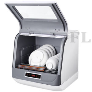 Countertop Dishwasher 3 Washing Programs Air-dry Function for Small Apartments