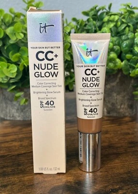 IT Cosmetics CC+ Nude Glow Skin Tint SPF 40 - 1.08 fl oz - Neutral Rich - Image 1 of 4