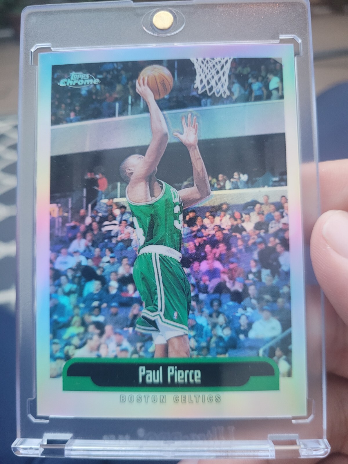 1999-00 Topps Chrome 82 Paul Pierce Refractor 2nd Year📈Boston Celtics Looks 👍