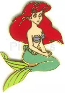Disney Pin Collection Little Mermaid Ariel Sitting WDW World Disneyland - Picture 1 of 1