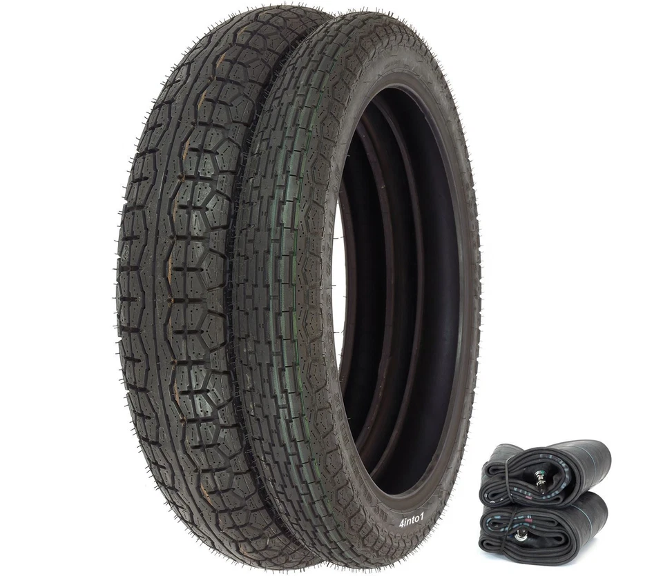 IRC GS-11 Tire Set - Honda CB350/360/400F CJ/CL360 - Tires and Tubes - Image 1 of 1