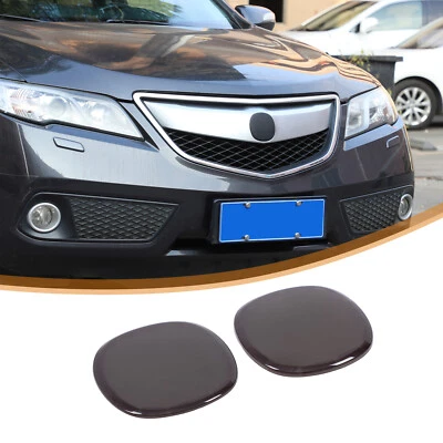 ABS Smoked Front Rear Logo Badges Trim Cover For Acura RDX 2013-2017 US Foto 1 de 4