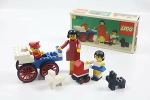 VINTAGE LEGO SYSTEM SET BOX 254 FAMIGLIA CON CANE LEGOLAND OLD TOY '60 PAT PEND - Foto 1 di 8