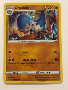 Pokemon Card Black Star Promo Holographic Cranidos SWSH274 NM - Picture 1 of 3