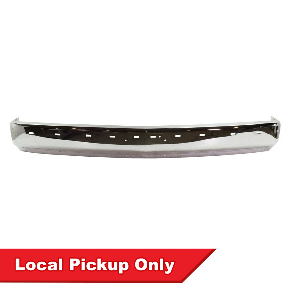 New Front Chrome Bumper For 1988-1999 Chevrolet CK W/ Molding W/O Air GM1002802 - Imagem 1 de 4