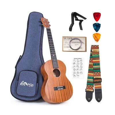 Baritone Ukulele, 30 Inch Professional Musical Instrument Ukelele for Adults ... - Image 1 of 4