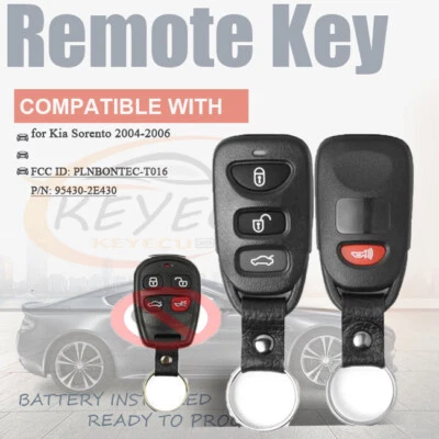 Mando a distancia de entrada sin llave mejorado para Kia Sorento 2004 2005 2006 PLNBONTEC-T016 Foto 1 de 4