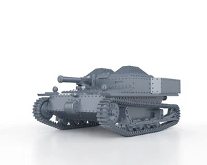 WWII - BRITISH CARDEN LOYD MK VI - 1/56 1/72 1/87 1/100 3D PRINTED - Picture 1 of 5