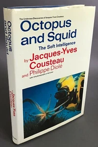 1st US Edition Jacques-Yves Cousteau Octopus and Squid Doubleday & Co. 1973 - Picture 1 of 12