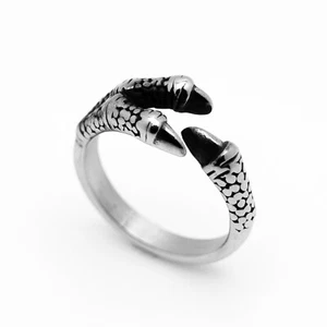 Eagle Talon Claw Unisex Stainless Steel Ring 2 - Picture 1 of 8