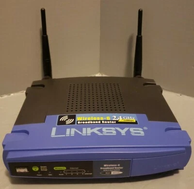 Linksys WRT54G Ver 6 Wireless G 2.4 GHz Broadband Router  4-Port 54 Mbps - Image 1 of 3