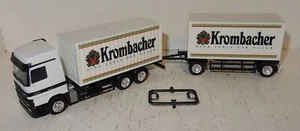 Albedo Mercedes-Benz Actros 1857 Krombacher Wechsel-Koffer-Hängerzug 1:87 (SK2) - Bild 1 von 2