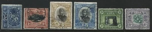 Tonga 1898 various definitives to 4d used - Foto 1 di 1