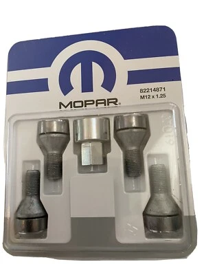 Fiat 500 X Jeep Renegade Ram Promaster City tipo perno bloqueo de rueda Mopar 82214871 Foto 1 de 4