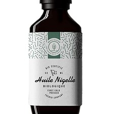 Huile de Nigelle BIO Pressée à froid, Pure, Cumin noir - 100% Naturelle, cultivé