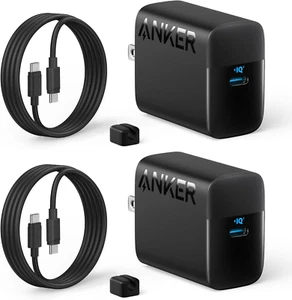 Anker 45W USB C Charger Block, PPS Fast Charger with USB-C Cable for Iphone 16/1 - Picture 1 of 12