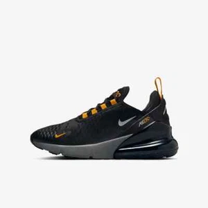 Nike Air Max 270 GS Unisex Sneaker HF0027 001 Schwarz/Grau/Gold Gr. UK 5_6 (7Y) - Bild 1 von 8