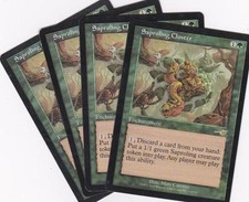 Magic MTG: Nemesis: Saproling Cluster X 4