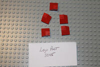 C1 Lego Lot 25 Double Convex Slope 45 2 x 2 Red 3045 10223 4000007 080 550