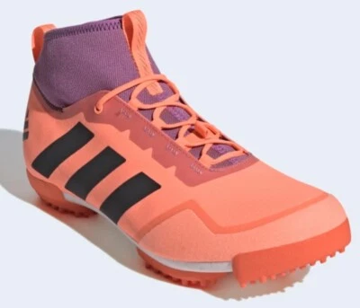 ADIDAS The Gravel Beam Orange Purple Black Cycling Shoes Mens Sz 9 10.5 11.5 - Image 1 of 4