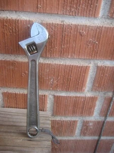 1940s Vintage 8" Length ** PLOMB - PLOMBALOY *** Adjustable Wrench 708S USA - Picture 1 of 8