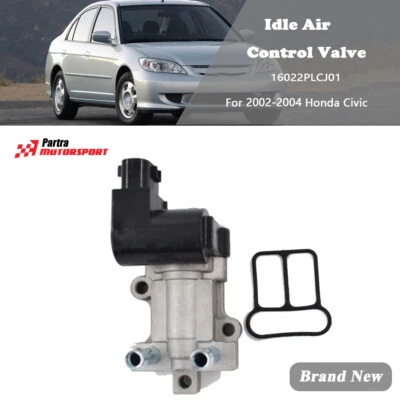 Válvula de control de aire de ralentí IAC apta para Honda Civic DX EX LX HX 16022PLCJ01 2002-2004 Foto 1 de 4