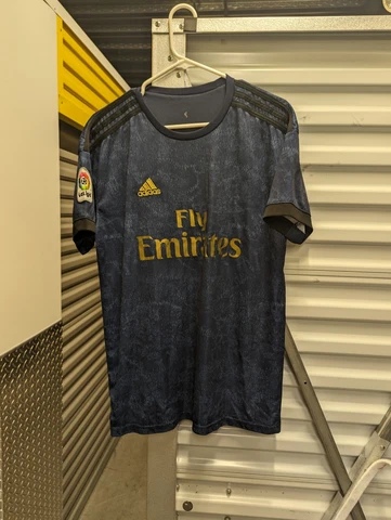 Real Madrid 2019 - 2020 Away football shirt #7 Hazard Size L Large Cover