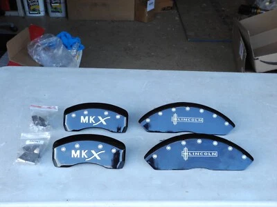 MGP Brake Caliper Covers fit 2007-2010 Lincoln MKX - NEW Black & Silver Letterin - Image 1 of 4