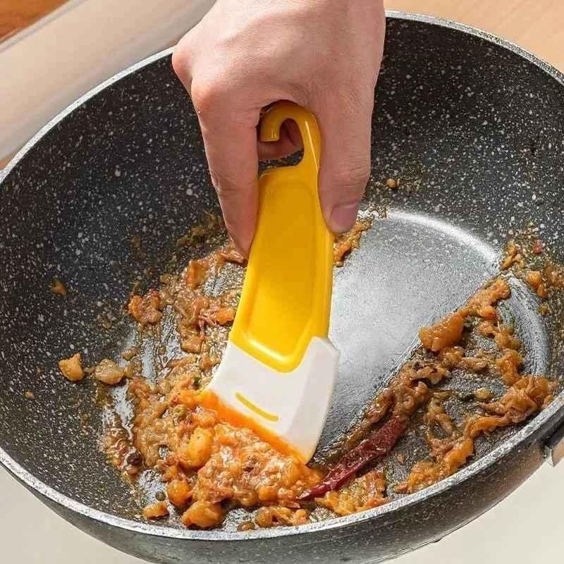 Silicone Pan Scraper Non-Stick Dish Cleaning Spatula Pot Rubber Kitchen Tool - Image 1 of 4