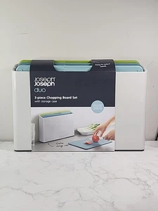 JOSEPH JOSEPH DUO 3-teiliges Schneidebrett-Set mit Aufbewahrungskoffer Slimline  - Bild 1 von 4