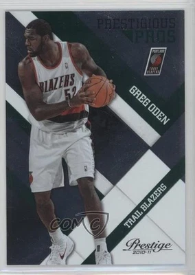2010-11 Prestige Prestigious Pros Green /499 Greg Oden #48 - Image 1 of 2