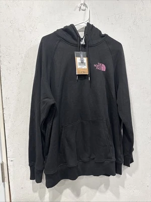 NWT Women The North Face Summit Hoodie Pullover Sweatshirt Outdoor Graphic-BLACK - Image 1 of 4