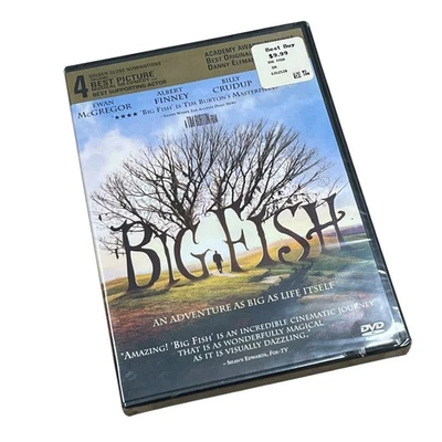 sealed Big Fish DVD Tim Burton Helena Bonham Carter Marion Cotillard New Foto 1 de 4