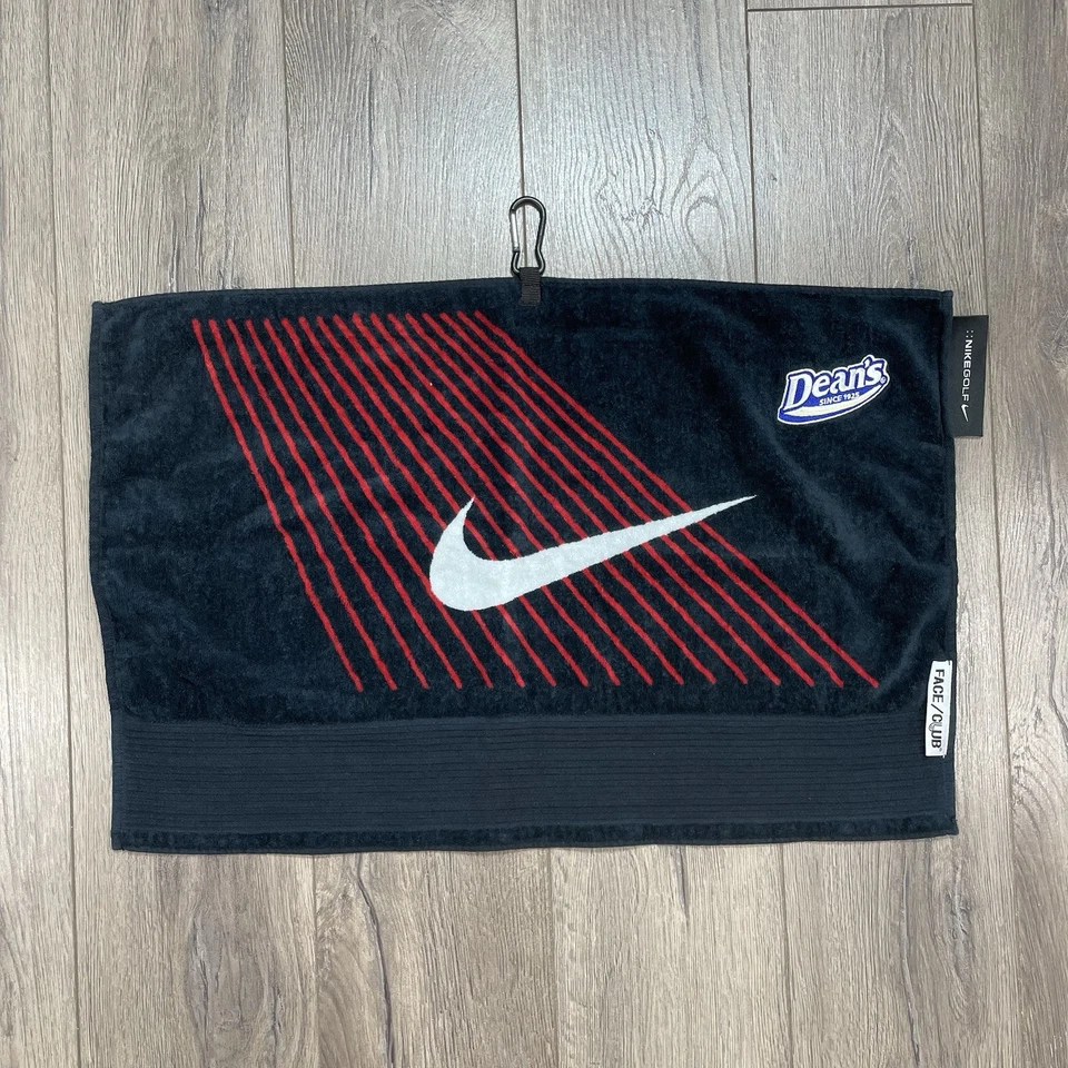 Dean’s Foods Nike Embroidered Golf Face/Club Towel With Loop Soft Cotton Plush - Image 1 of 4